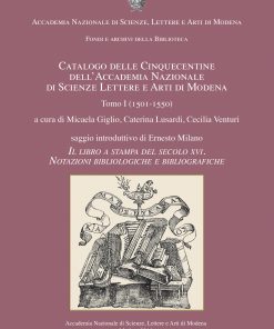 Catalogo delle Cinquecentine - Tomo I (1501-1550)