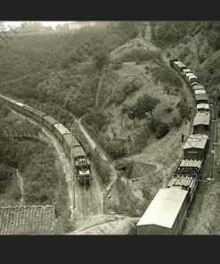 Stampa treno 03 - Ferrovia Porrettana, Anni 30. 