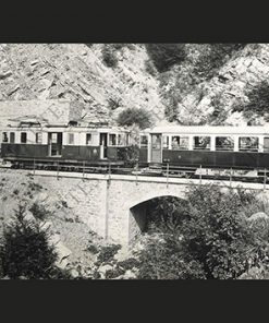 Stampa treno 11 - Ferrovia  Genova – Casella. Località Fontanassa.