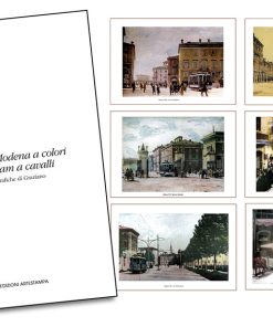 La vecchia Modena a colori e i suoi tram a cavalli